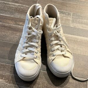 adidas Cream High-Top Sneakers